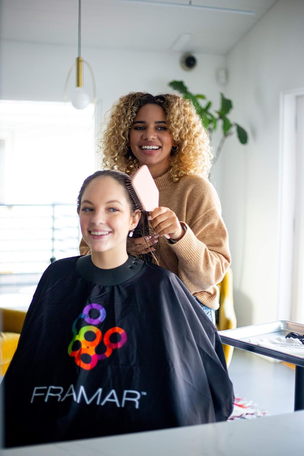 Spazzola Paddle per Capelli Grossi – Spazzole per Capelli Da Donna, Spazzola per Capelli Districante Donna, Spazzola per Capelli Ricci Districante, Spazzola per Capelli Ricci