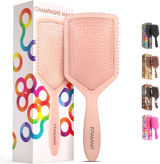 Spazzola Paddle per Capelli Grossi – Spazzole per Capelli Da Donna, Spazzola per Capelli Districante Donna, Spazzola per Capelli Ricci Districante, Spazzola per Capelli Ricci