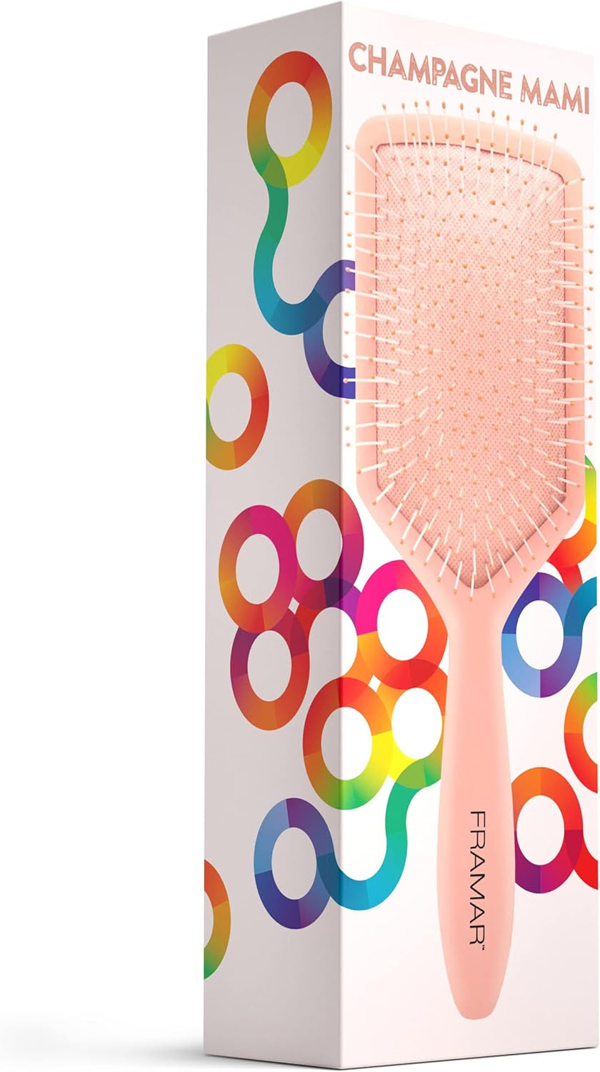 Spazzola Paddle per Capelli Grossi – Spazzole per Capelli Da Donna, Spazzola per Capelli Districante Donna, Spazzola per Capelli Ricci Districante, Spazzola per Capelli Ricci