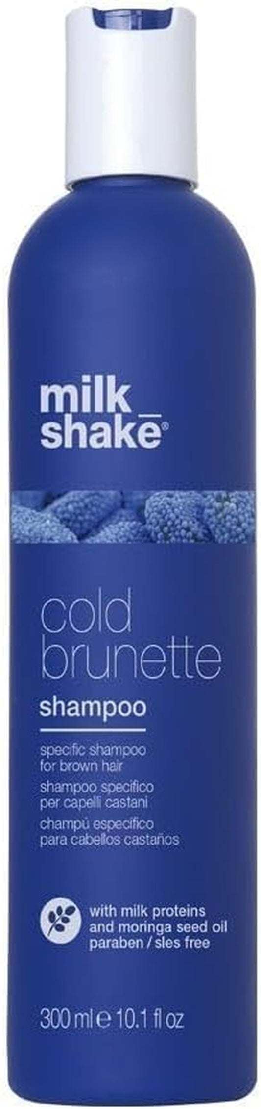 ® | Cold Brunette Shampoo | Shampoo Specifico per Capelli Castani | 300 Ml | Shampoo Con Pigmento Blu | Elimina I Riflessi Caldi Rosso, Arancione
