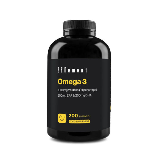 Omega-3 1000mg Wildfish Oil per softgel - 200 Softgels