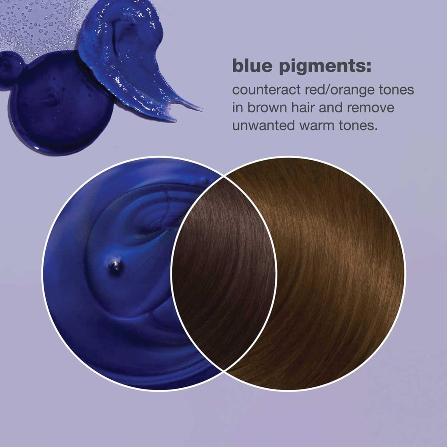 ® | Cold Brunette Shampoo | Shampoo Specifico per Capelli Castani | 300 Ml | Shampoo Con Pigmento Blu | Elimina I Riflessi Caldi Rosso, Arancione