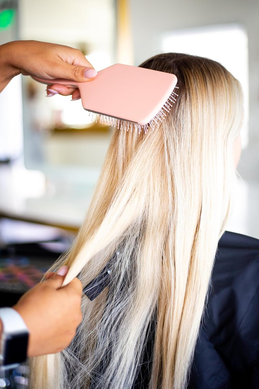 Spazzola Paddle per Capelli Grossi – Spazzole per Capelli Da Donna, Spazzola per Capelli Districante Donna, Spazzola per Capelli Ricci Districante, Spazzola per Capelli Ricci