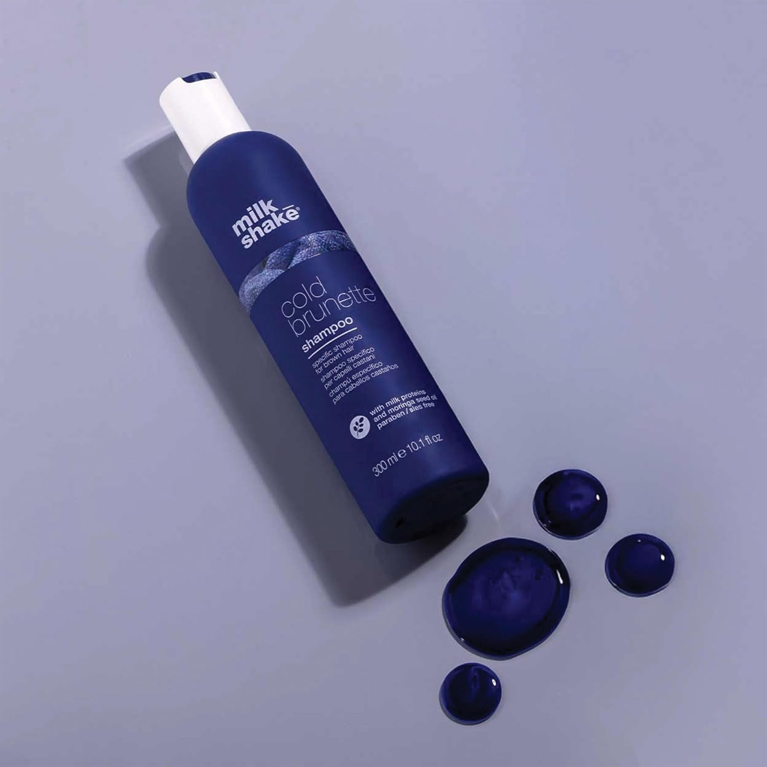 ® | Cold Brunette Shampoo | Shampoo Specifico per Capelli Castani | 300 Ml | Shampoo Con Pigmento Blu | Elimina I Riflessi Caldi Rosso, Arancione
